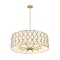 Z-Lite Harden Pendant, 10-Light, 32 In.W x 11.75 In.H, Modern Gold/White 1948P32-MGLD - alternate 2